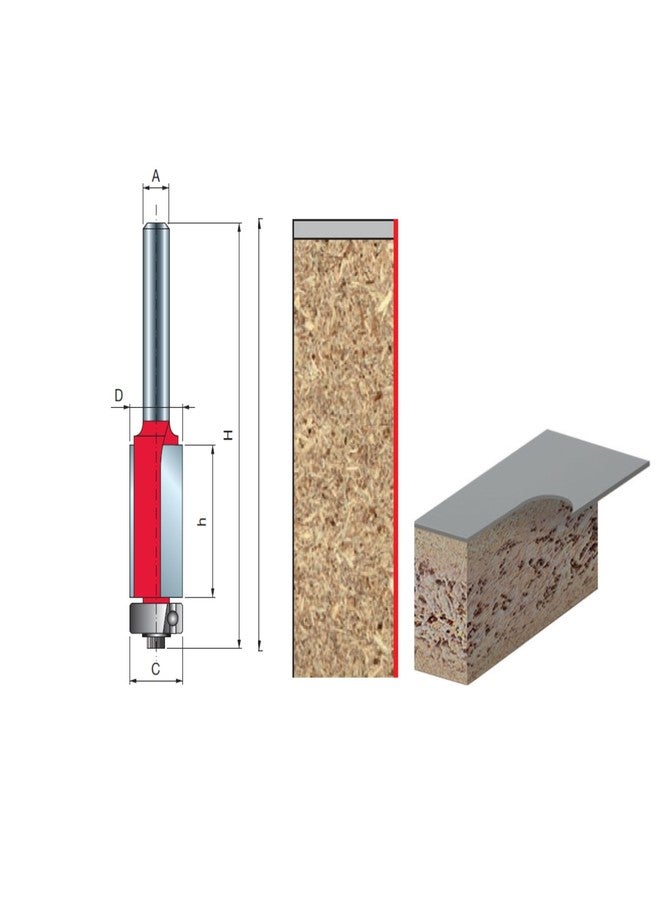 Freud (Bosch Group) F03FR01933 Flush Trim Bit - Wood - 8mm - Image 3